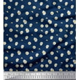 thumbnail image 1 of Soimoi Moss Georgette Fabric Daisy Shirting Print Fabric by The Yard 42 Inch Wide, 1 of 1