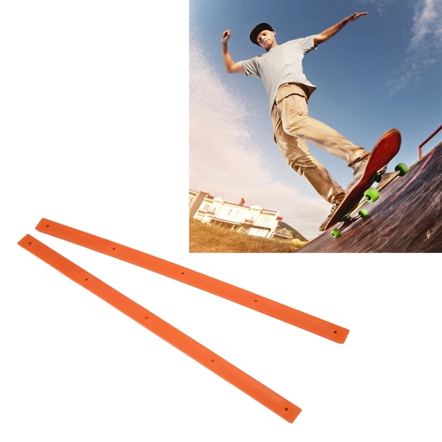 Rib Bones Rieles, Duradero, Estable, Flexible, Brillante, Monopatín, Rieles Resistentes Al Desgaste, Apariencia Longboard Rib BonesBlack