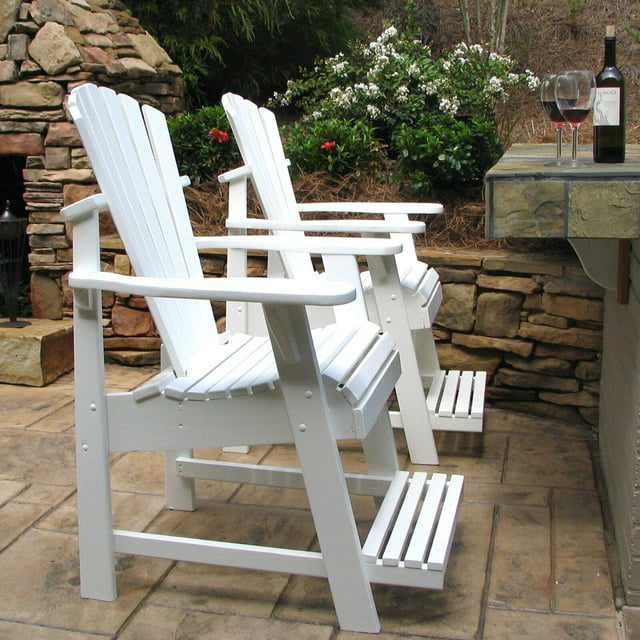 Weathercraft Designers Choice Painted Balcony Adirondack Chair with Footrest