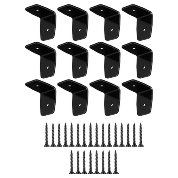 12 piezas de herrajes para pérgola, clips para vigas, clips para huracanes, soportes para muebles de metal 15 x 197 pulgadas