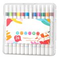 thumbnail image 1 of CSChome Double-ended Acrylic Marker Acrylic Double-Head Marker Set - Water-based, Quick Dry, Waterproof, DIY Kids Hand-painted Drawing Kit, Stationery Supplies, 1 of 7