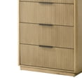 thumbnail image 4 of Noe Celia 51 Inch Tall Dresser Chest, 4 Drawer, Black Handles, Rubberwood, 4 of 6