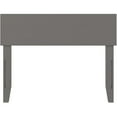 thumbnail image 2 of Bowery Hill Solid Wood Panel Twin Headboard in Gray, 2 of 6