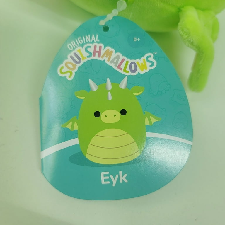 Squishmallows Official Kellytoys Plush 7 Inch Eyk the Green