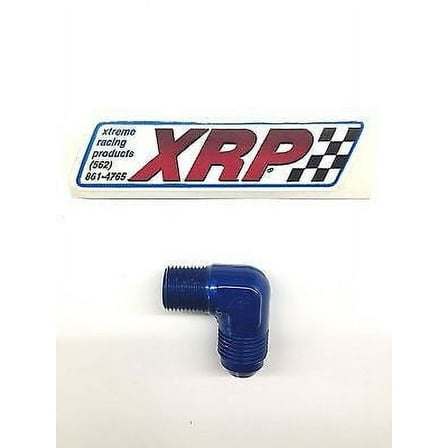 XRP 982208 Pipe adapter 3/8" NPT Male to -8 Flare 90° Elbow Fuel/Water/Oil hose