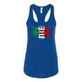 thumbnail image 2 of Wild Bobby, Italian Soccer Its Coming to Rome, Sports, Women Racerback Tank Top, Royal, Large, 2 of 4