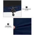 thumbnail image 6 of Women's Lightweight Fleece Softshell Vest Windproof Sleeveless Jacket Outerwear with Zipper Pockets Blue XS, 6 of 8