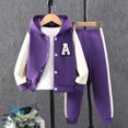 thumbnail image 2 of Regarm Toddler Baby Girl 2Pcs Outfits Fall Winter Long Sleeve Pullover Tops + Pants Set Kids Girls Clothes, 2 of 6