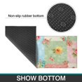thumbnail image 6 of Pioneer Flower Floral Print Pattern Kitchen Rugs Sets Of 2, Anti Fatigue Non Slip Washable Floor Mats for Kitchen Sink Laundry, 17X30 Inch + 17X47 Inch, 6 of 6