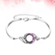 thumbnail image 5 of Pulsera con degradado, cadena ajustable, elegante, joyería creativa para mujer (blanco K), 5 of 6