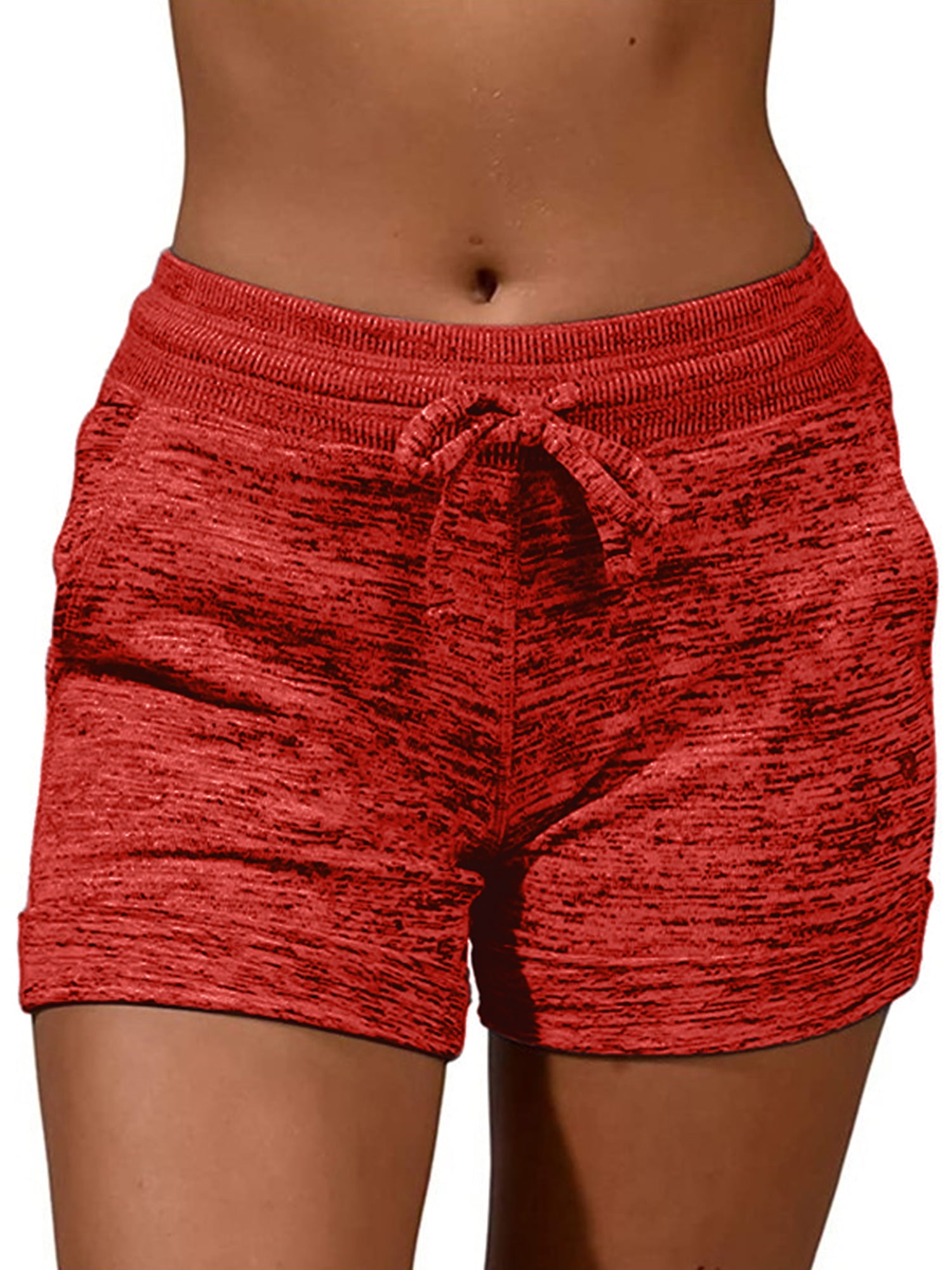 Enjoyoself Womens Pajama Bottoms Lounge Sports Gym Shorts Summer Casual Drawstring Elastic Waist Cotton Yoga Running Pants with Pockets