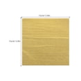 thumbnail image 2 of NIYANGLE 100Pcs Golden Colored Aluminum Foil Sheets with Embossed Texture for Food Wrapping, 2 of 6