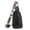 Black Leopard, variant on Women Chest Bag Sling Bag Small Crossbody PU Leather Satchel Daypack Shoulder Backpack For Traveling