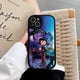 thumbnail image 3 of Funda de teléfono de Anime c-coraline, carcasa de cuero con textura de silicona suave negra para IPhone 15, 14, 11, 13, 12 Pro Max, Mini, X, Xr, 8 Plus, SE2020, 3 of 5