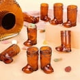 thumbnail image 2 of 36 Pieces 1 OZ Clear Cowboy Glasses Mini Cowboy Boot Shot Glasses Plastic Western Cowboy Glasses Br, 2 of 5