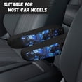 thumbnail image 3 of Yuyamidu Blue Butterfly Flower Car Seat Armrest Covers Universal Armrest Cover for Truck Sedan SUV Car Armrest Handle Cover 2 PCS Car Seat Arm Rest Cover Accessories, 3 of 7