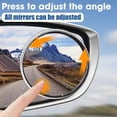 thumbnail image 6 of Upgraded Car Blind Spot Rear View Mirror Wide Angle Adjustable X8C9 V7V4, 6 of 7
