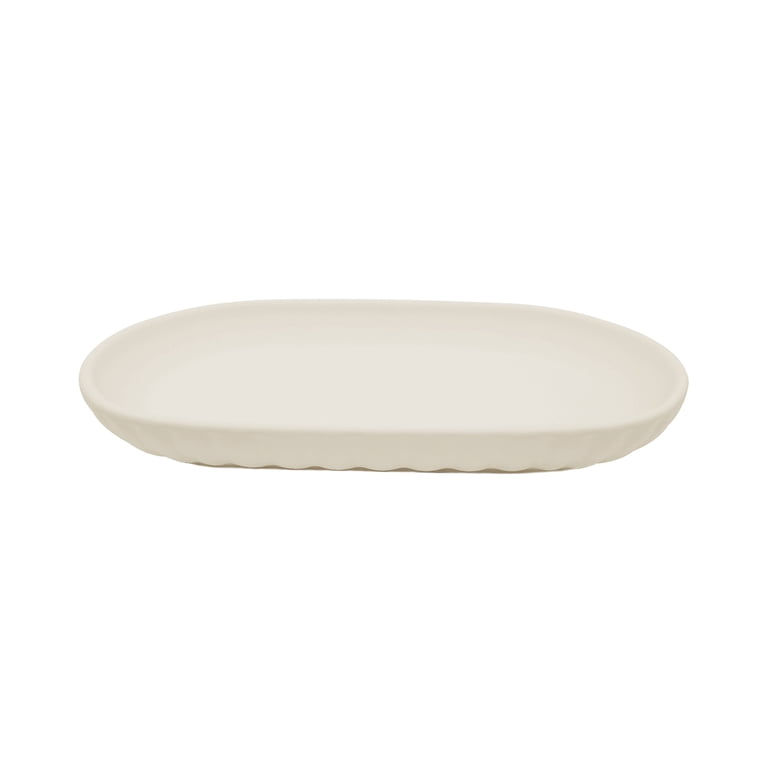 Beautiful By Drew Barrymore Bathroom Tray, Off-White photo 1