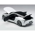 thumbnail image 3 of Lexus LC500 White Metallic 1/18 Model Car by Autoart, 3 of 3