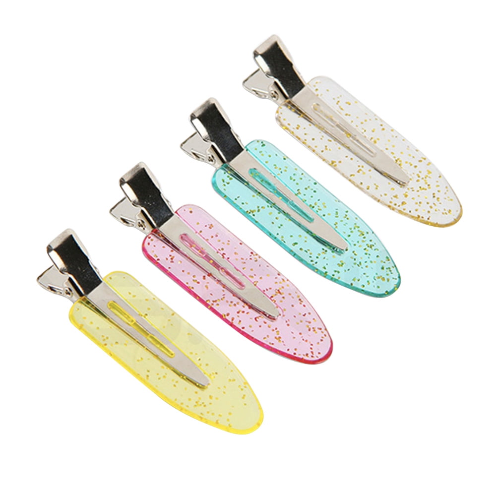 4PCS Make up Hair Clips Stylish Nontrace Hairpins Creative Leaves Hair