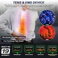 thumbnail image 4 of Intelligent Wireless TENS Unit Muscle Stimulator TENS & EMS Device,Electronic Pulse Rechargeable Deep Tissue Mini Body Massager Machine for Back Shoulder Leg Neck Pain Relief, 4 of 9