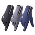 thumbnail image 2 of Guantes de invierno cálidos para montar a caballo, para hombres y mujeres, de forro polar, resistentes al viento, cálidos, para pantalla táctil, para exteriores, montañismo, esquí y ciclismo, 2 of 6