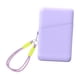 thumbnail image 2 of Accesorios abiertos de la bolsa de asas del monedero del silicón Estuche para tarjetas con cremallera para ir de compras de vacaciones Púrpura, 2 of 8