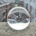 thumbnail image 2 of 3X Transparente Bola de Cristal de Cristal Esfera de Sanación Esfera Curativa Fotografía Apoyos Bola Decoración 50Mm, 2 of 10