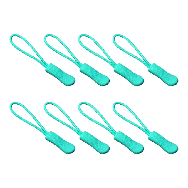 Tirador de cremallera Minnieouse de 8 piezas para ropa fijador de etiquetas de cuerda ligera Accesorios de mochila lago azul