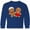 Royal Blue, variant on Inktastic Gingerbread Couple Long Sleeve Youth T-Shirt