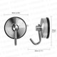 thumbnail image 5 of Gancho con ventosa Soporte para toallas de baño Ventosa potente Soporte para toallas de cocina Ventosa Gancho de ducha de pared para albornoz de corona Abrigo de lufa sin D, 5 of 5