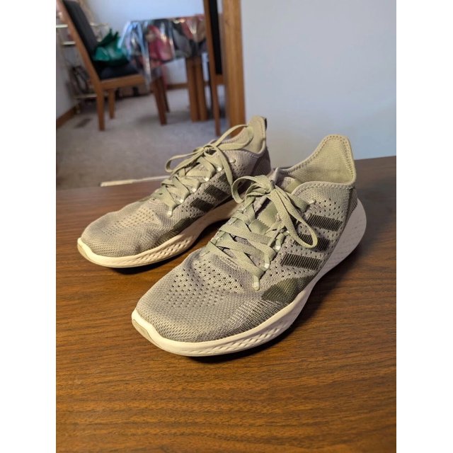 Ad-id-as Fluidflow 2.0 Men's Size 12 Running Athletic Shoes Tan Green HP6747