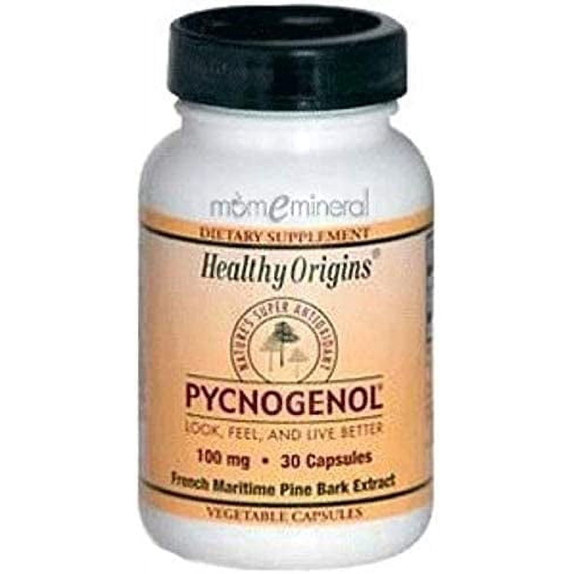 Healthy Origins Pycnogenol 100 mg, 30 Veggie Capsules