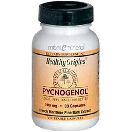 Healthy Origins Pycnogenol 100 mg, 30 Veggie Capsules
