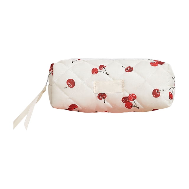 Set de neceseres de maquillaje Neceser de maquillaje grande para mujer Neceser de maquillaje con estampado floral Neceser acolchado para artículos de aseo Neceser de emergencia para mujer