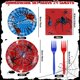 thumbnail image 3 of Set de artículos de fiesta Umigy Spider Birthday para 24 invitados, 3 of 6