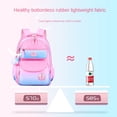 thumbnail image 3 of Mochila de gran capacidad para niñas de escuela primaria de 1 a 3 a 6 grados, mochila de escuela secundaria de nuevo estilo, mochila multifuncional para niña coreana, larga espalda no cansada, 3 of 4