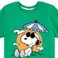 thumbnail image 3 of Peanuts - Snoopy Beach Day - Toddler And Youth Short Sleeve Graphic T-Shirt, 3 of 6