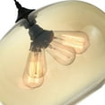 thumbnail image 4 of CWI Lighting 4 Light Contemporary Glass Down Pendant in Amber, 4 of 6