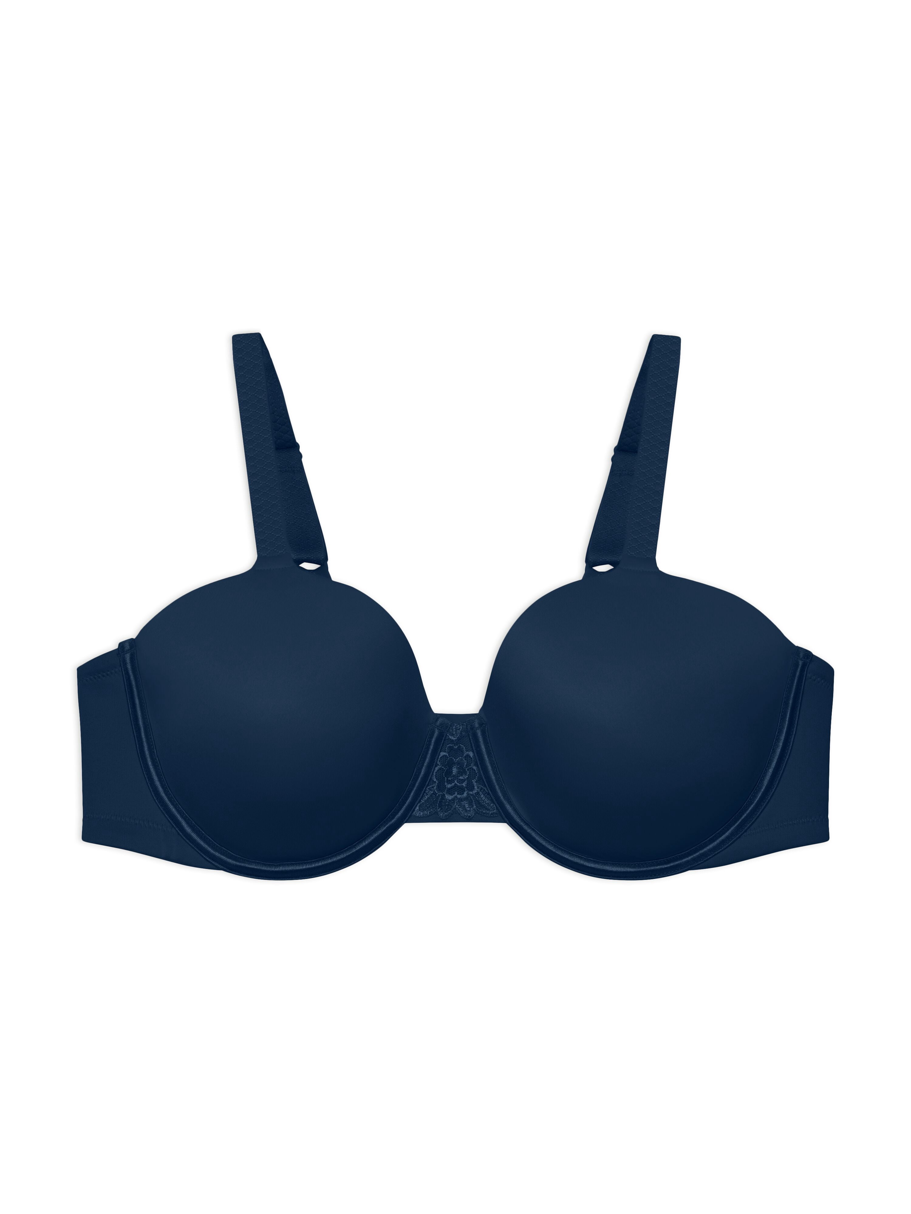 Vanity Fair Lingerie Women's Beauty Back Smoothing Underwire Bra, 4 Way Stretch Fabric, Lightly Lined Cups, Style 76380