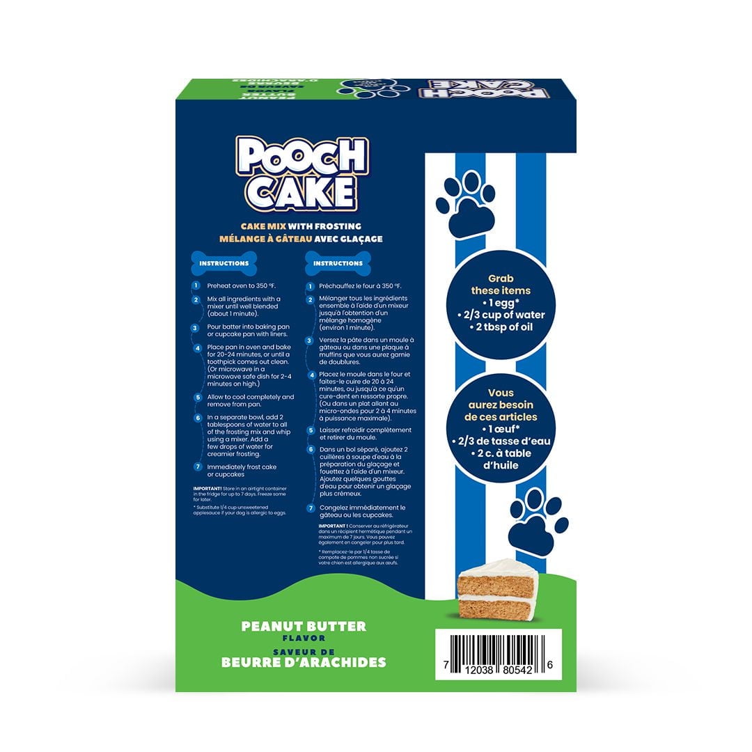 Pooch Cake Basic Starter Pack - Peanut Butter Cake Mix