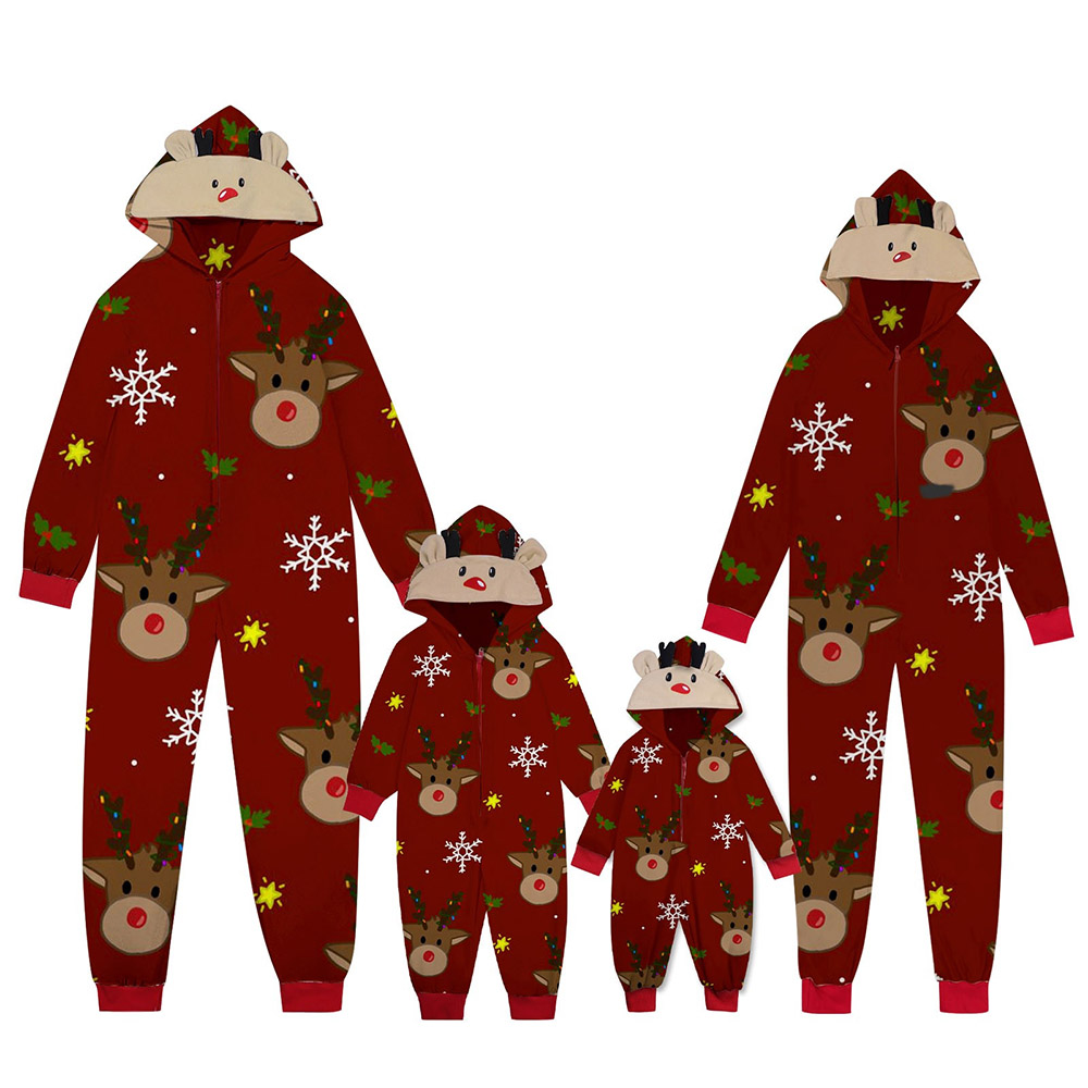 Verugu Christmas Pajamas for Family, Onesie Pajamas Christmas Matching