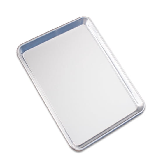 Ayyufe Baking Tray; Baking Tray Eco-friendly Anti-deform Aluminum Alloy Baking Cookie Sheet for Home; Silver