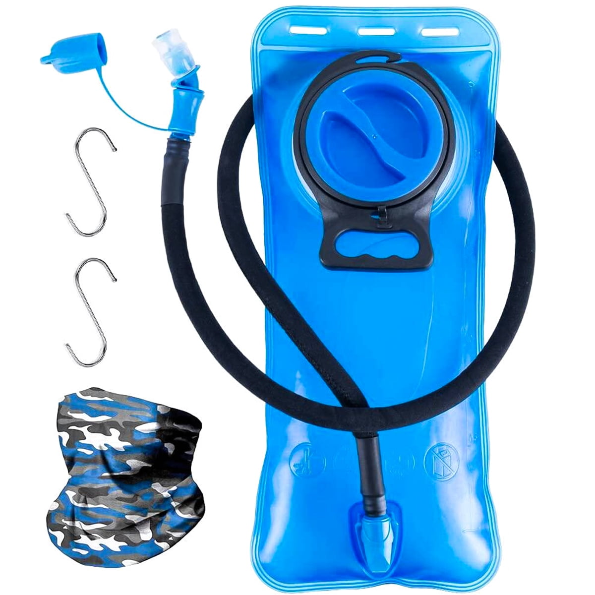 Lanney Hydration Bladder 2 Liter Water Reservior Storage Blue for