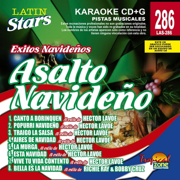 Karaoke Latin Stars 286 Asalto Navideño
