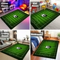 thumbnail image 5 of Soccer Rug for Bedroom 3'x5' Non Slip Sports Rug,Soccer Field Rug for Living Room Soccer Room Decor, 5 of 9