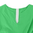 thumbnail image 4 of Ke1Clo Women Spring Fall Jumpsuits Casual V Neck Sleeveless High Waist Elastic Waist Jumpsuit Solid Loose Flowy Wide Leg Romper Green XL, 4 of 6