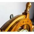thumbnail image 5 of Nagina International Nautical Premium Clock Wheel | Maritime Home Decor (16 Inches), 5 of 6