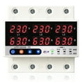 thumbnail image 1 of Three Phase Voltage and Current Protector Synchronous and Asynchronous Working Modes Design Multiple Protections with Automatic Power Off and Automatic Reset Function, 1 of 7