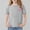 Gray, variant on Amidoa Girls Short Sleeve Crewneck Summer Graphic T Shirts Casual Kids Tops Black Size 5T